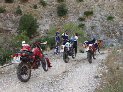 Griechenland 2006, Offroad durch die Berge